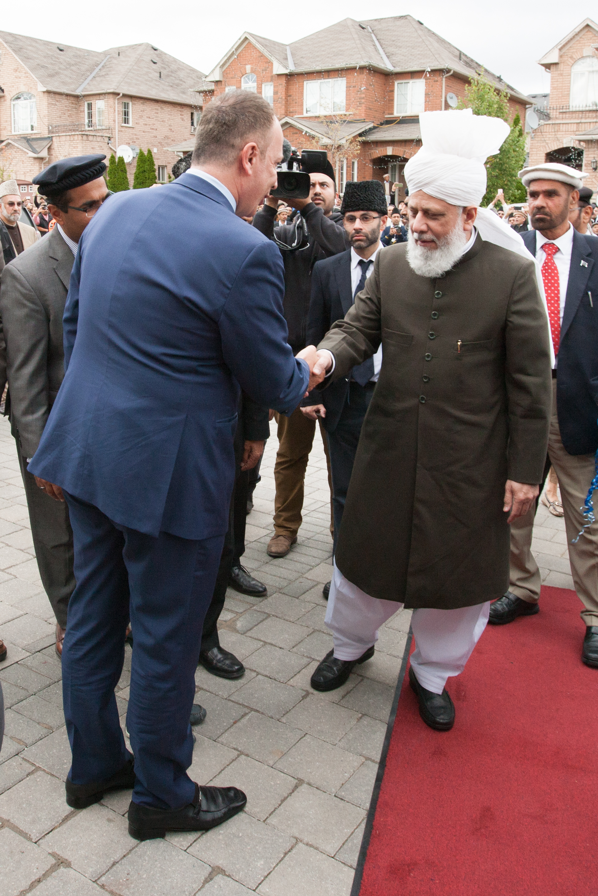 Welcome of His Holiness